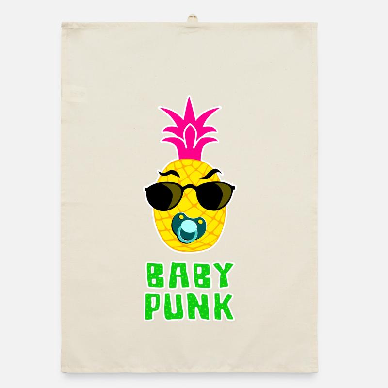 Baby Punk Pineapple cool Organic dish towel