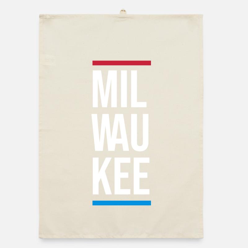 Typographie de Milwaukee Bold City Torchon bio