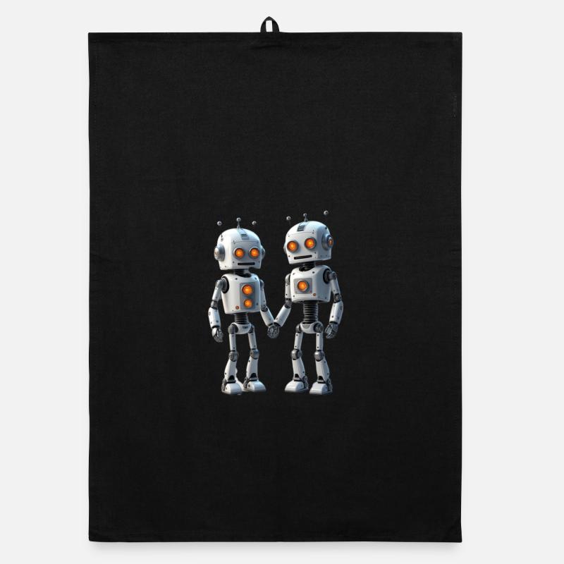 Couple de robots Torchon bio