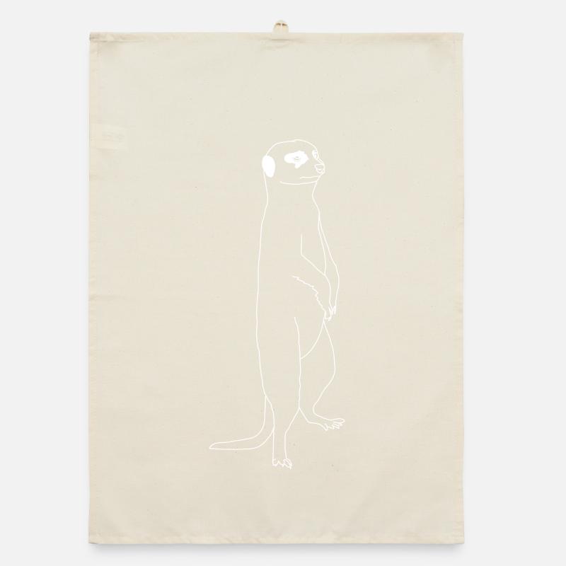 Lineart suricate Torchon bio