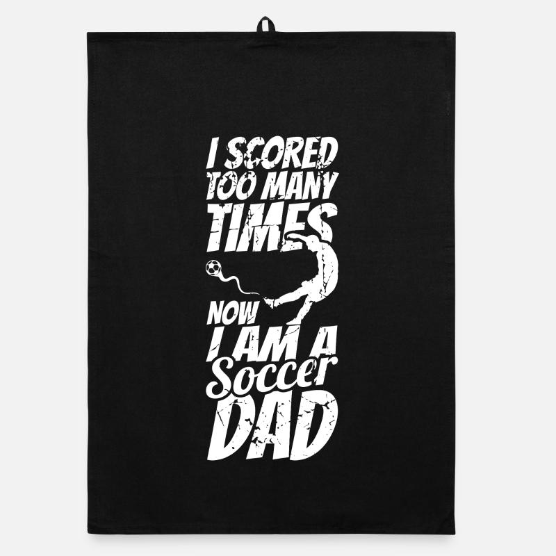 Papa footballeur Torchon bio