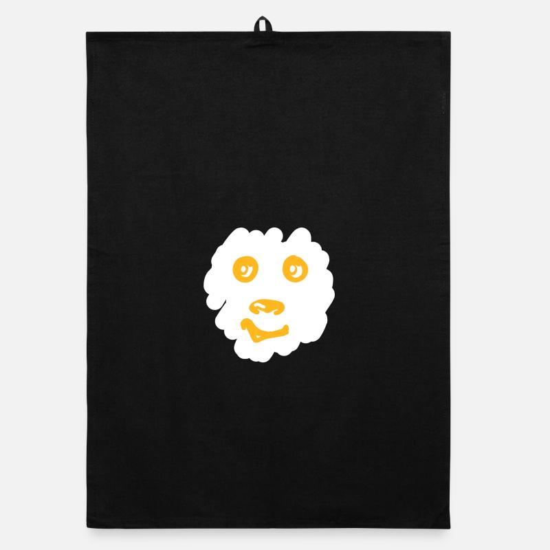 ourson - Torchon bio - noir