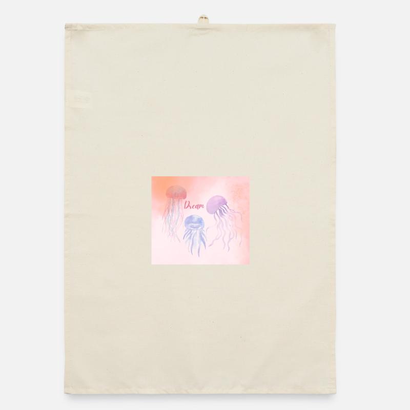 Méduse Pastel Dream Torchon bio