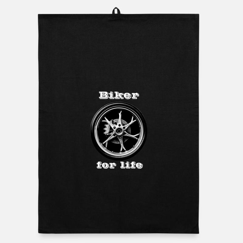 Biker for Life blanc Torchon bio