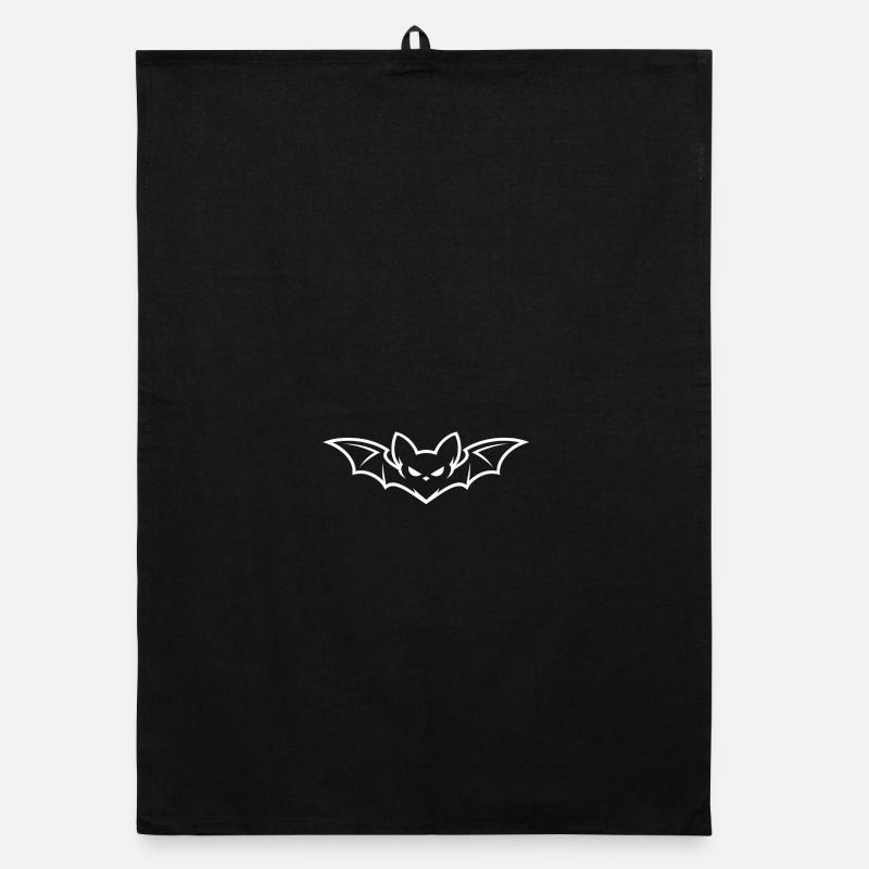 Icône de chauve-souris minimale Torchon bio
