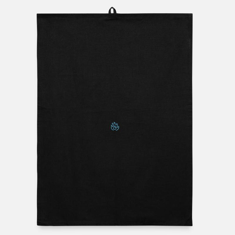 Flame Blue Organic dish towel
