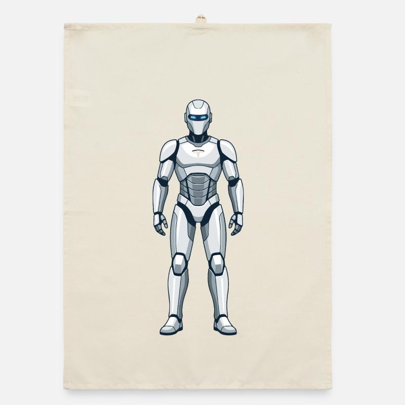 Futuristischer Mech-Anzug Organic Geschirrtuch