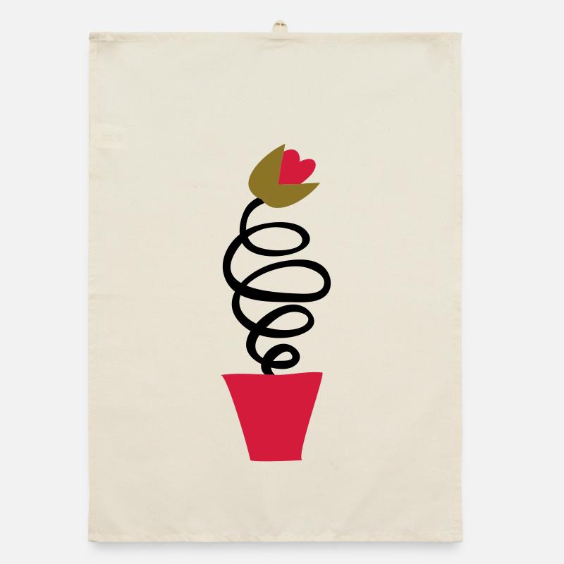 Dafty tulip from Holland Organic dish towel