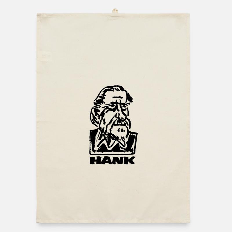 Portrait Hank Bukowski Organic dish towel