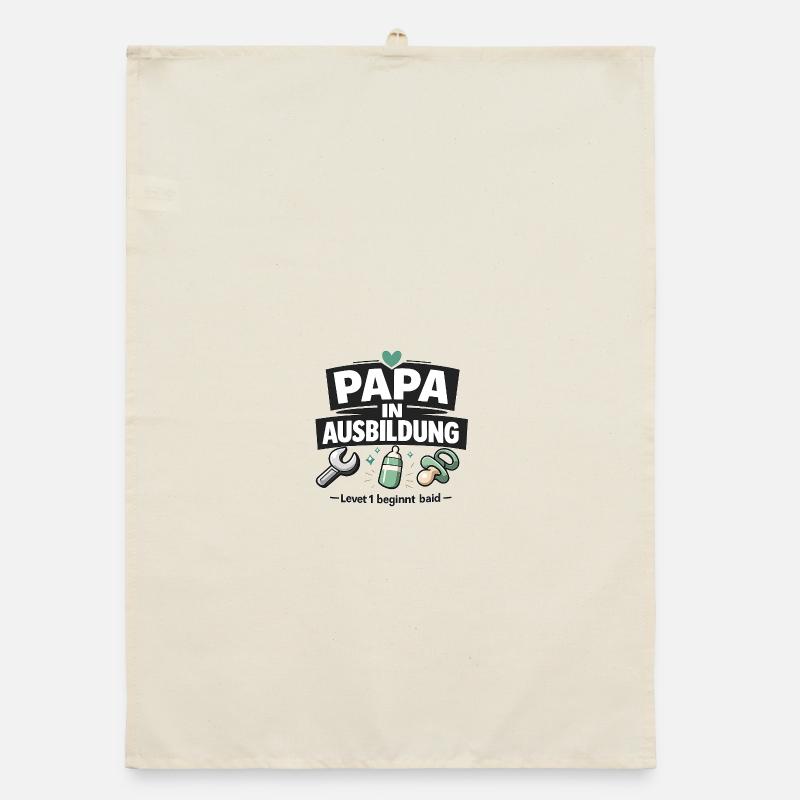 Dad in Training Level 1 Organic dish towel
