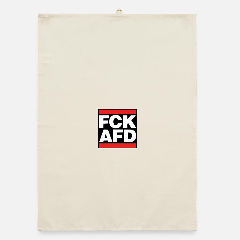 Provocative statement design Organic dish towel
