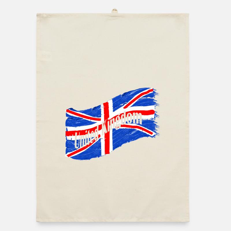 Drapeau de l’Angleterre Torchon bio