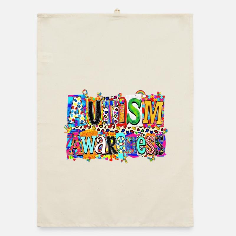 Sensibilisation à l’autisme Torchon bio