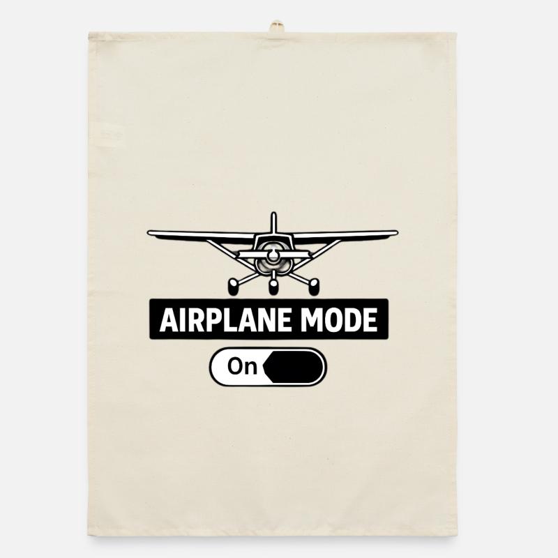 Flugmodus An Airplane Mode On Pilot Organic dish towel