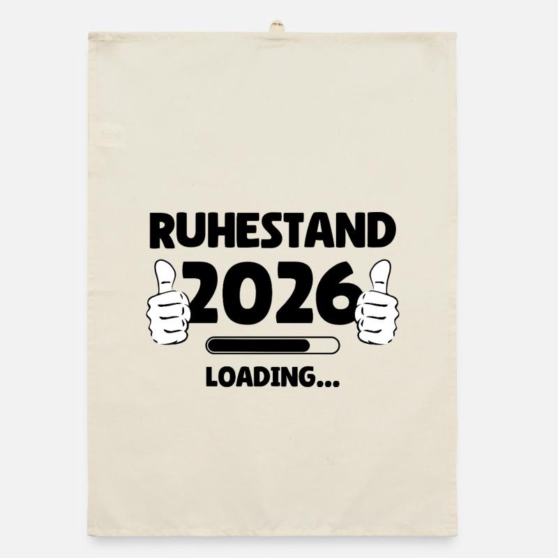 Retirement 2026 Loading Organic dish towel