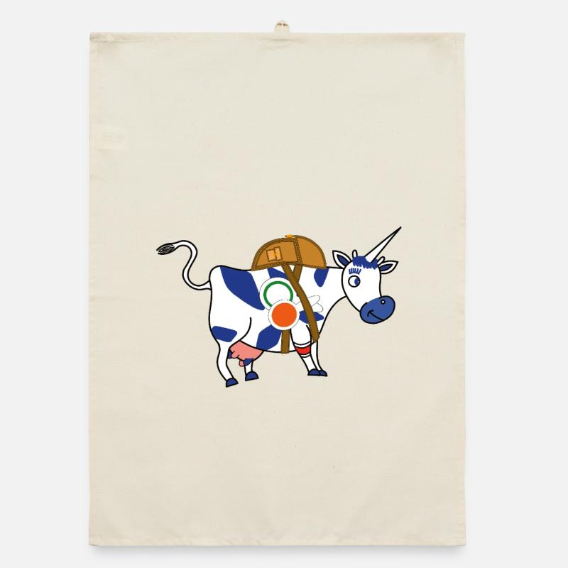 BAVARIAN UNICORN Train Driver Training Organic dish towel