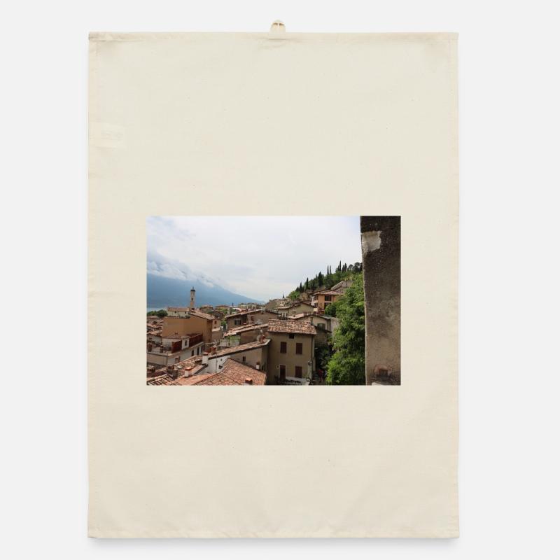 Blick auf Limone - Organic Geschirrtuch - Natur
