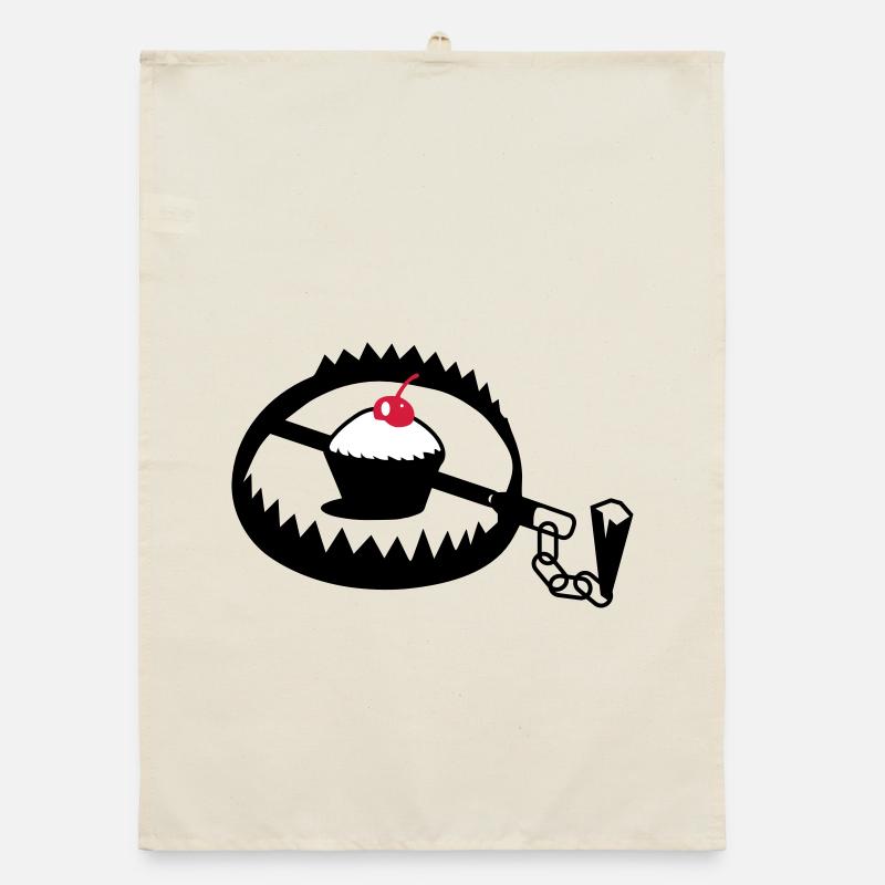 Pièges avec cupcakes Torchon bio