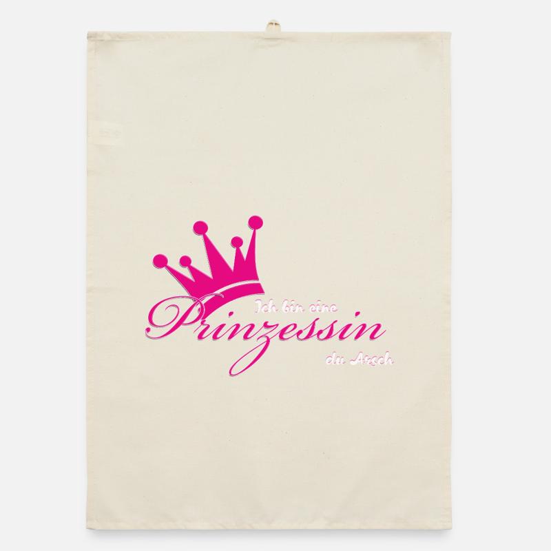 Ich bin eine Prinzessin Organic Geschirrtuch