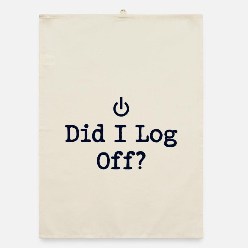 Est-ce que je me suis déconnecté ? Icône d’alimentation déconnectée Torchon bio