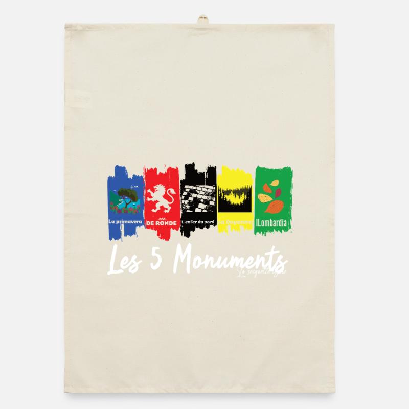 Les 5 Monuments du cyclisme Torchon bio