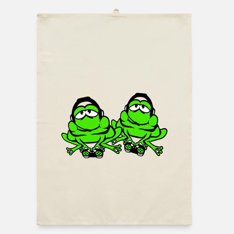 2 Frogs Gamer Nerd Gaming Controller Game Team Torchon bio