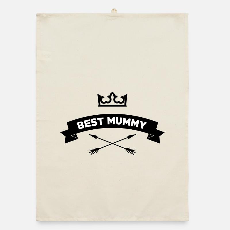 Beste Mama - Muttertag Organic Geschirrtuch