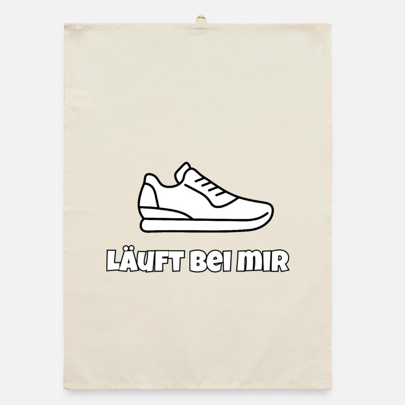 Läuft bei mir  Organic Geschirrtuch