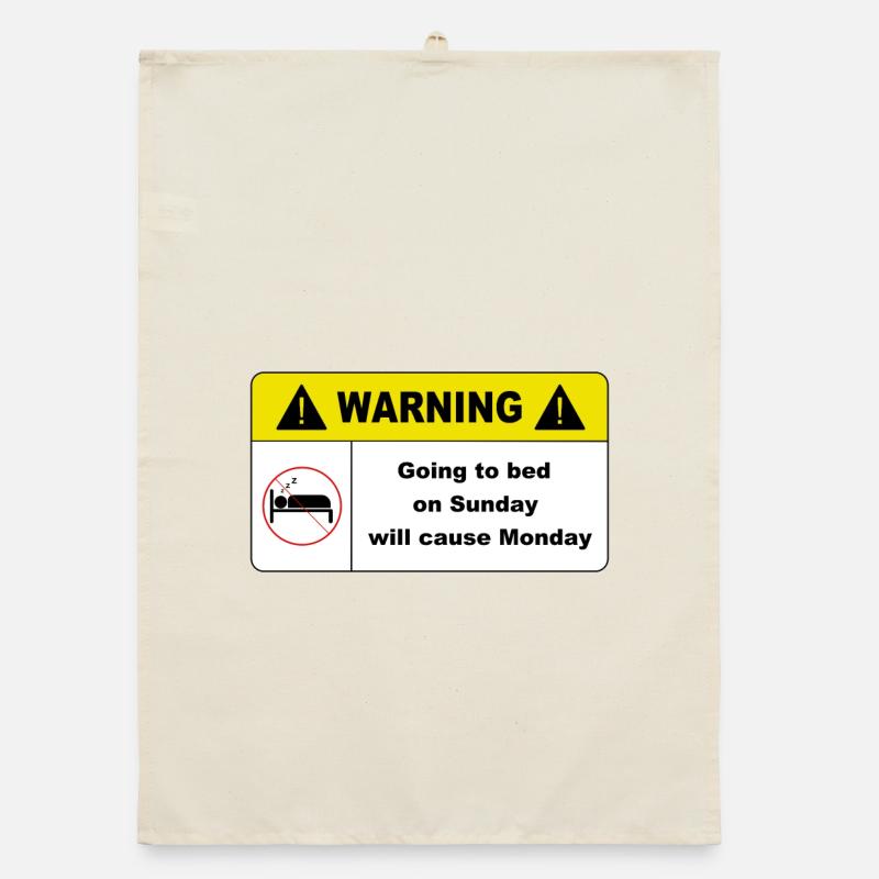 Se coucher le dimanche Torchon bio