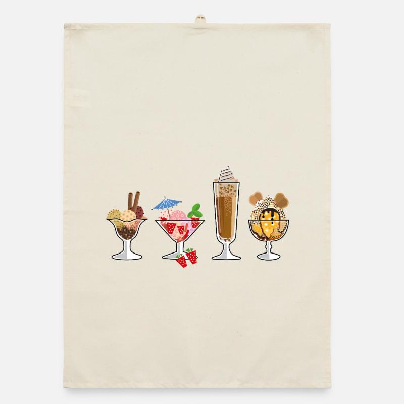 Eis, Eis - Eiszeit Organic Geschirrtuch