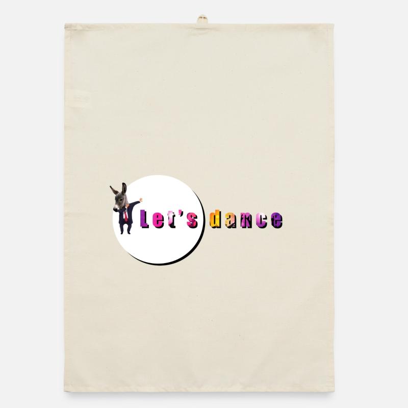 let's dance Organic dish towel