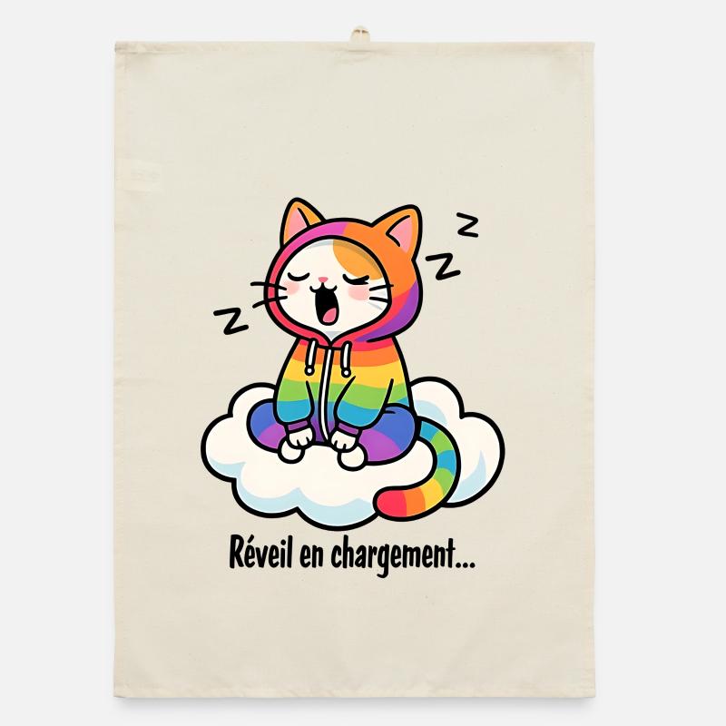 Wecker wird aufgeladen... Organic Geschirrtuch