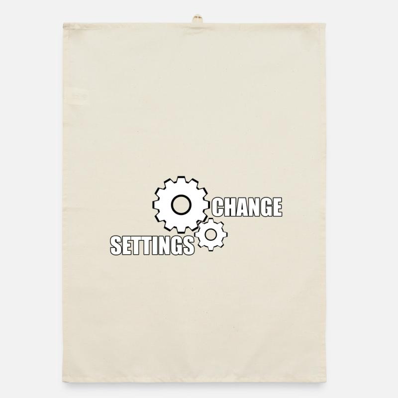 CHANGE SETTINGS Organic dish towel