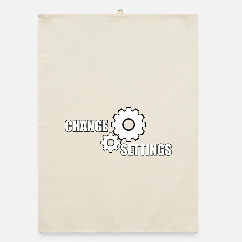CHANGE SETTINGS Organic dish towel