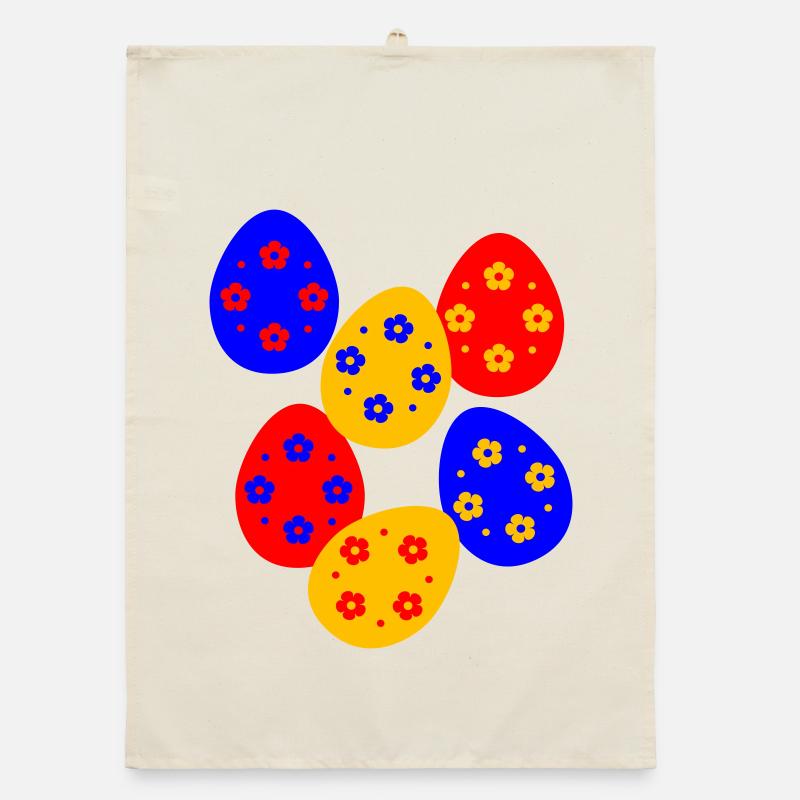 Easter Eggs Easter Organic dish towel