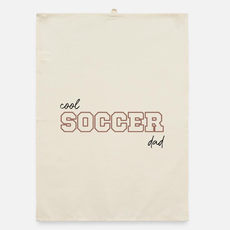 Cool soccer dad Organic Geschirrtuch