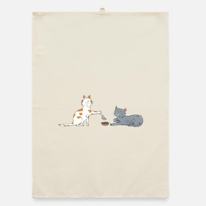 Cat-ritable Organic dish towel