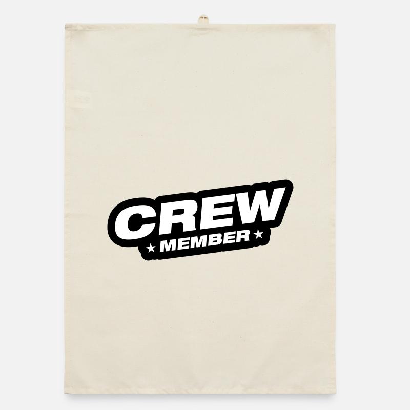 Crew Mitglied Organic Geschirrtuch