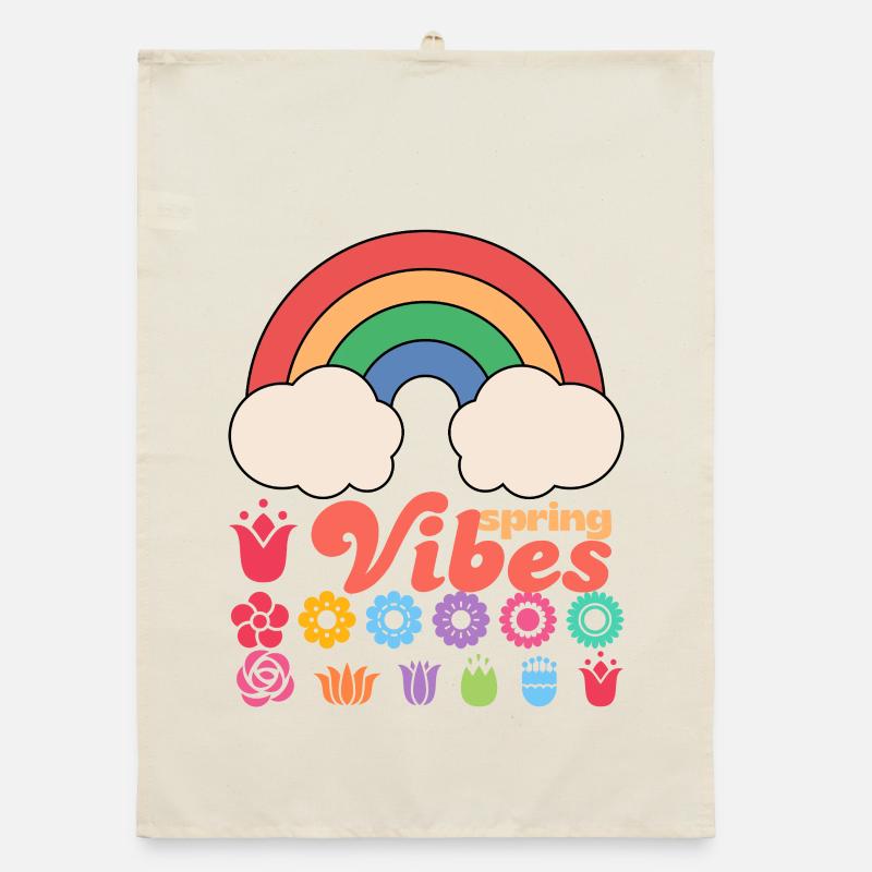 Spring vibes Organic dish towel