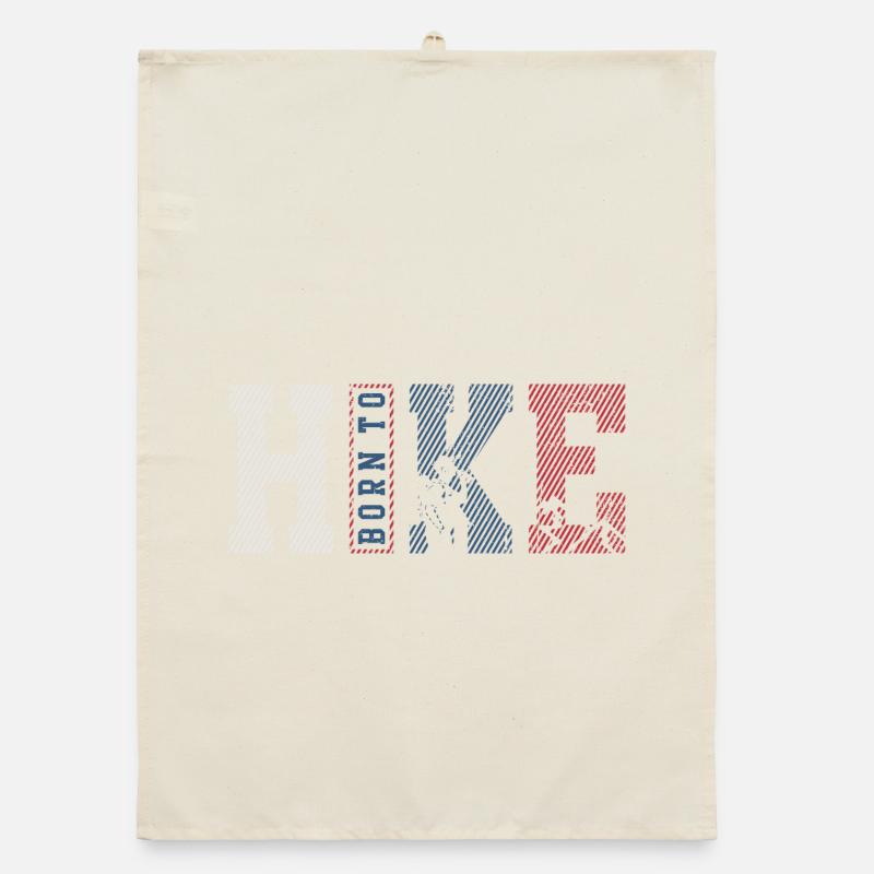 Tri-Tone Rope Frame Typography Organic dish towel