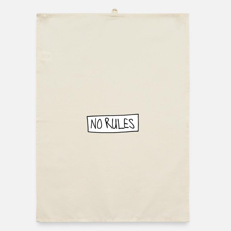 NO RULES Organic dish towel