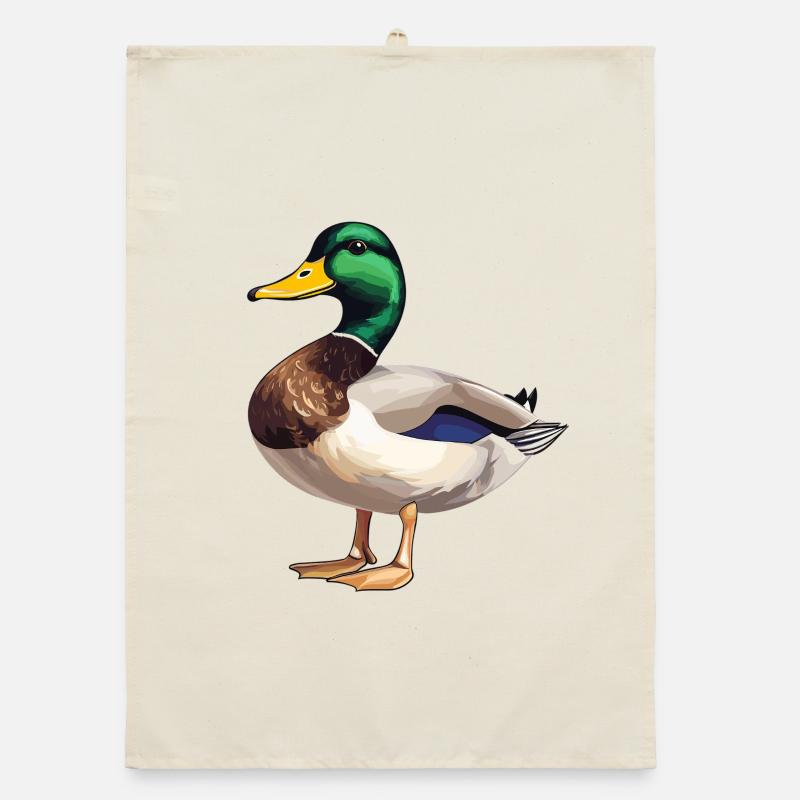 Ducks Duck Organic dish towel