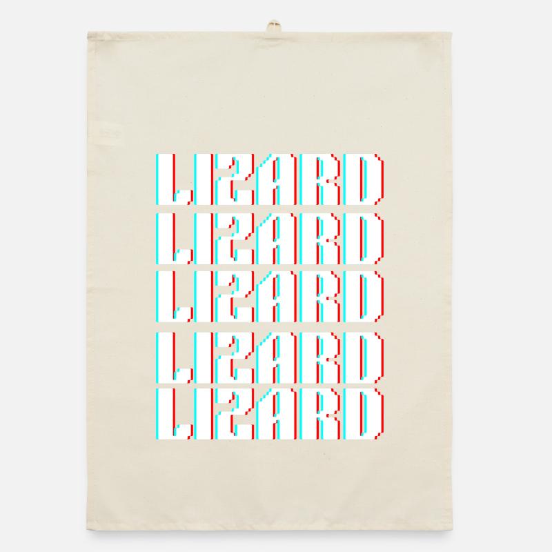 lizard  Organic dish towel