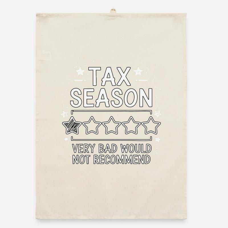 Saison des impôts - Conception de la note 1 étoile Torchon bio