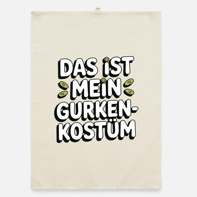 Concombre C’est mon concombre Costume Carnaval Carnaval Torchon bio