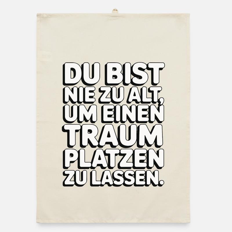 Conception de Dream Burst Never Too Old Torchon bio