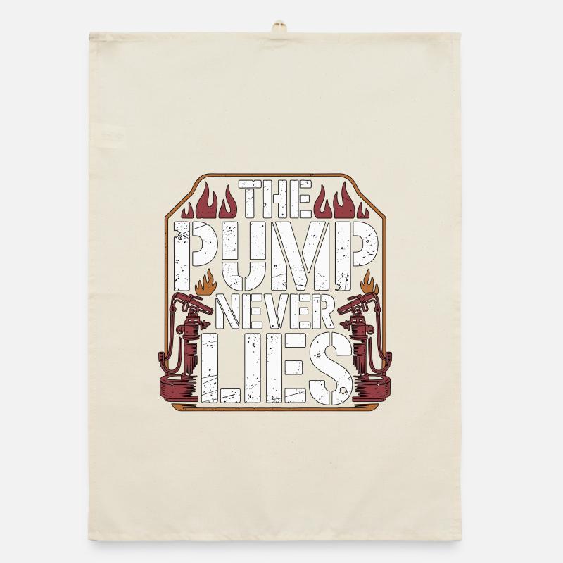 Fire Engineer The Pump Never Lies Fire Service Organic Geschirrtuch