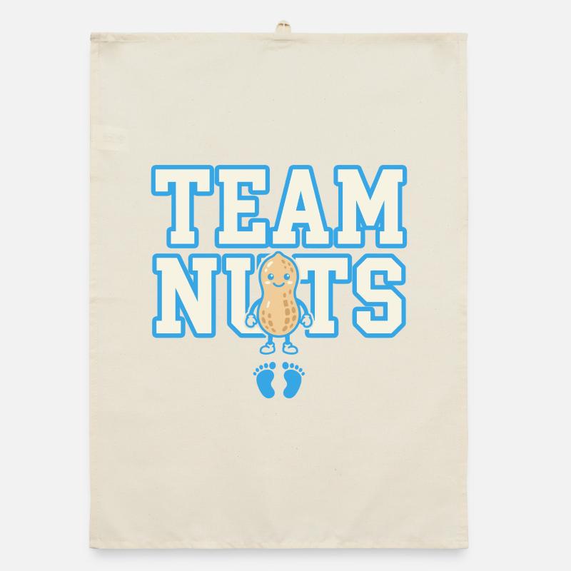 Team Nuts Peanut Design Organic dish towel