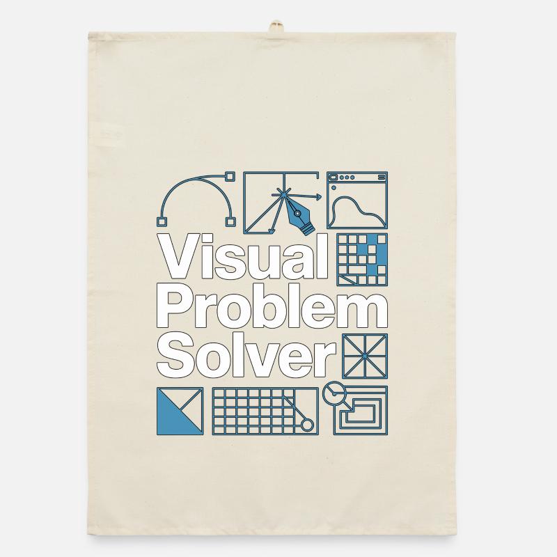 Graphiste Problème visuel Designer créatif Torchon bio