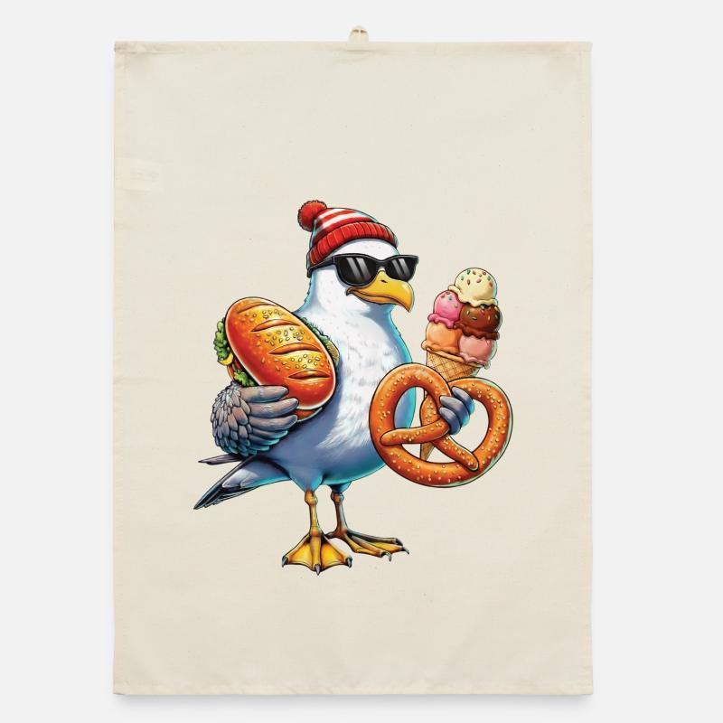 Möwe Brezel Eiscreme Organic dish towel